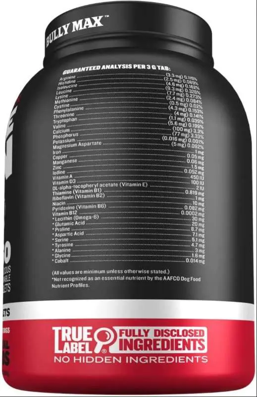 Bully Max 2-in-1 Muscle Builder - 30 Tabs